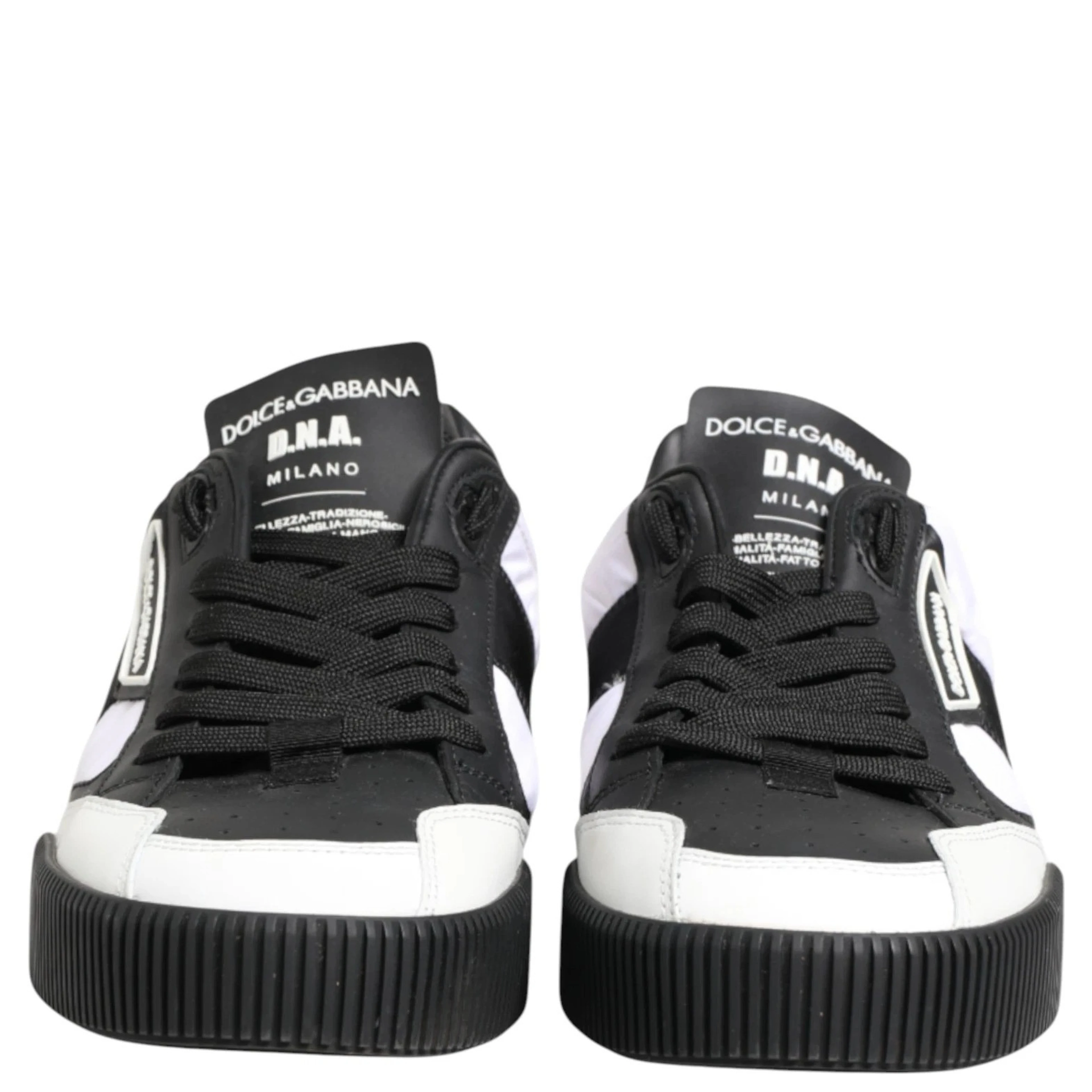 Black White MIAMI Low Top Men Sneakers Shoes