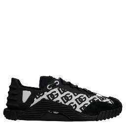 Black Logo Lace Up Low Top NS1 Sneakers Shoes