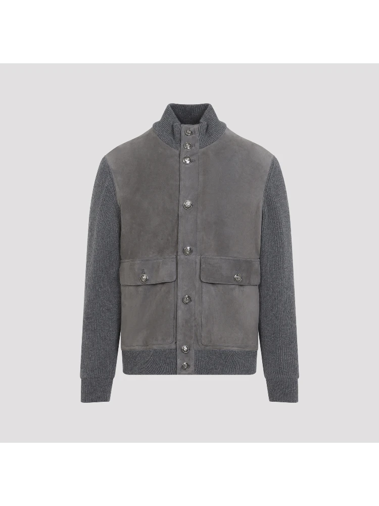 Brunello Cucinelli Padded LeatherJacket