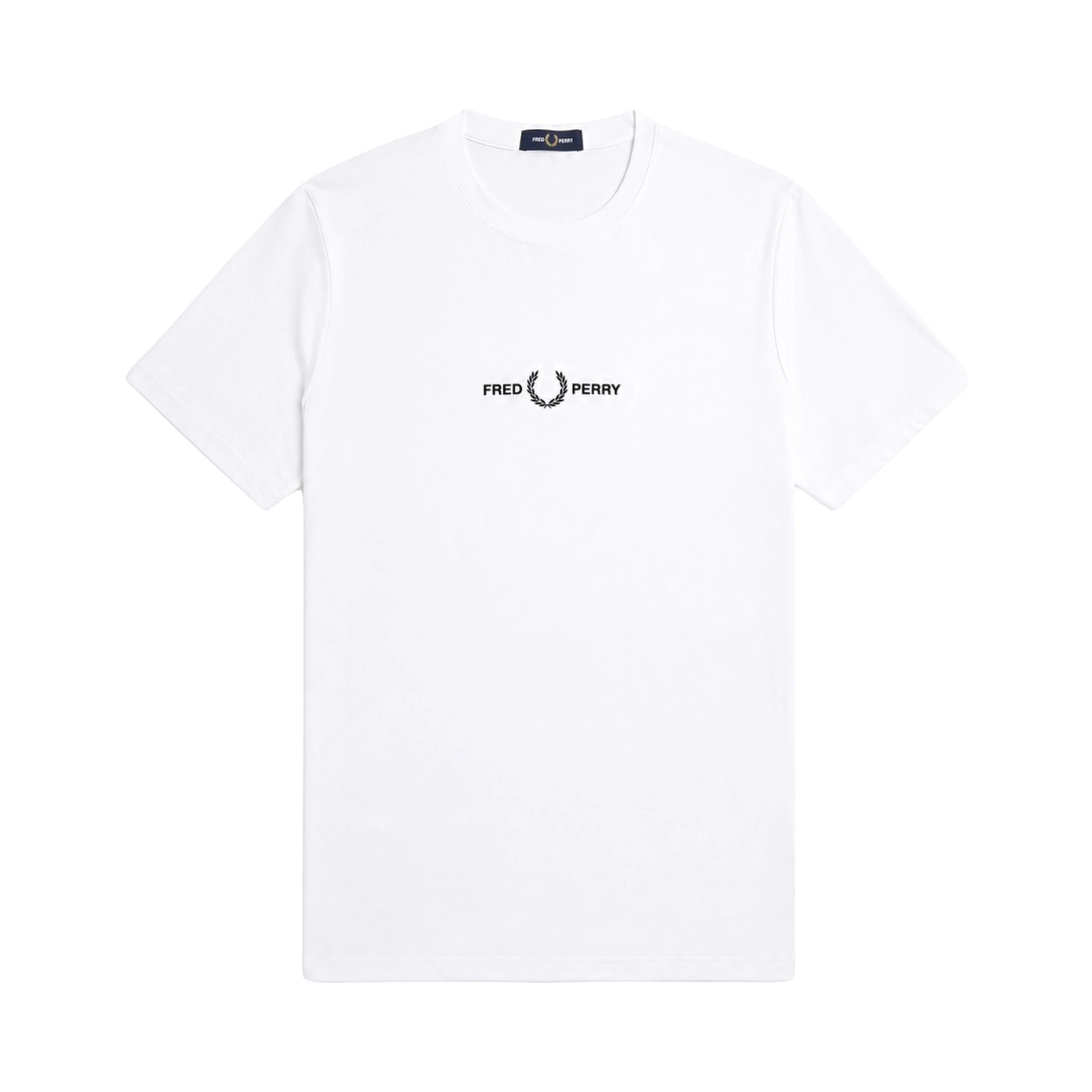 t-shirt con logo ricamato