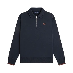 Felpa Con Logo E Zip