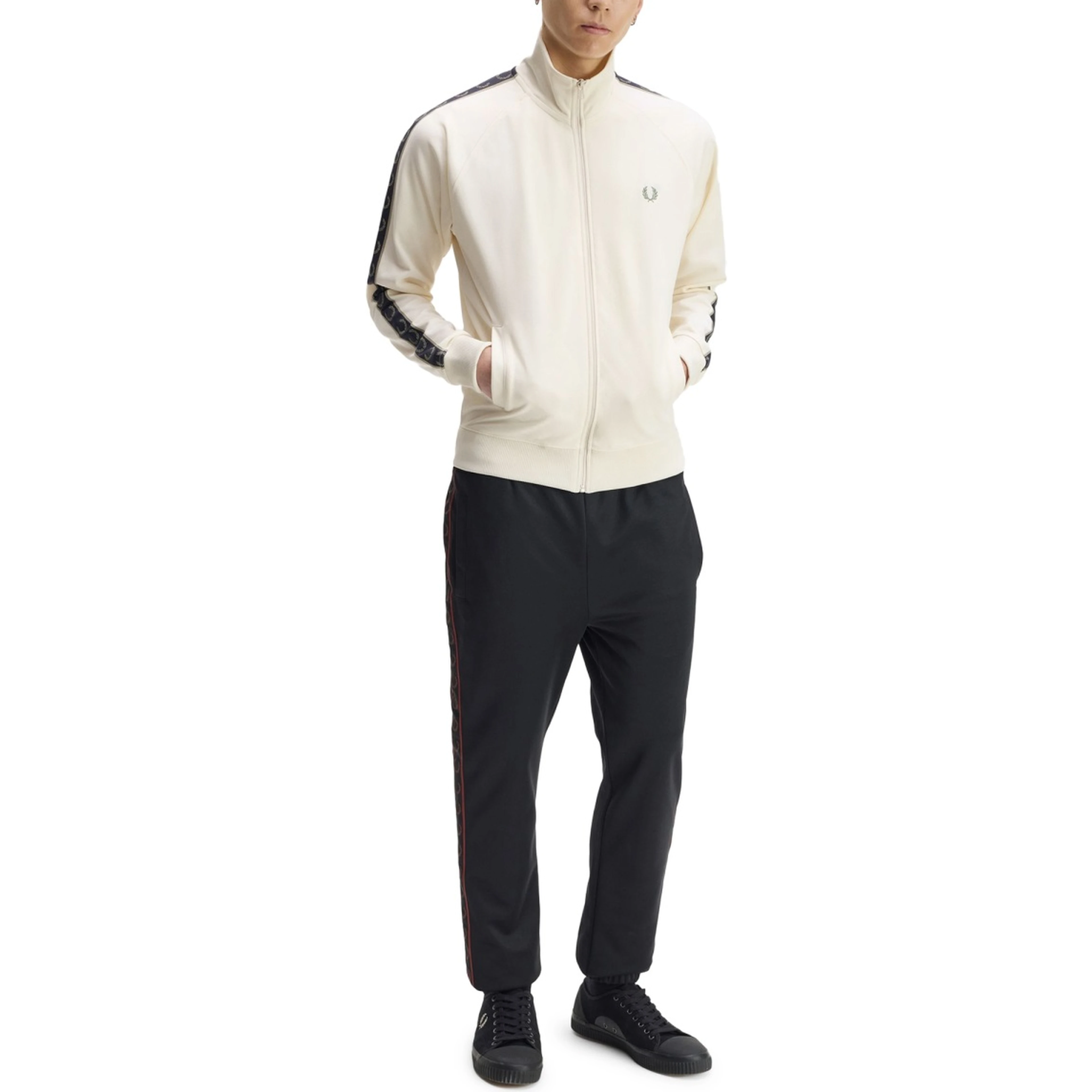 Felpa Tracksuit Con Logo E Zip