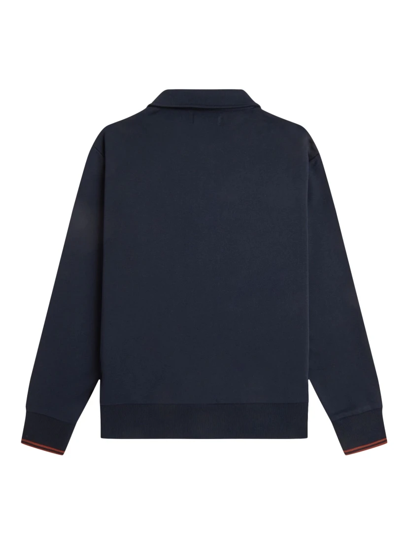 Felpa Con Logo E Zip