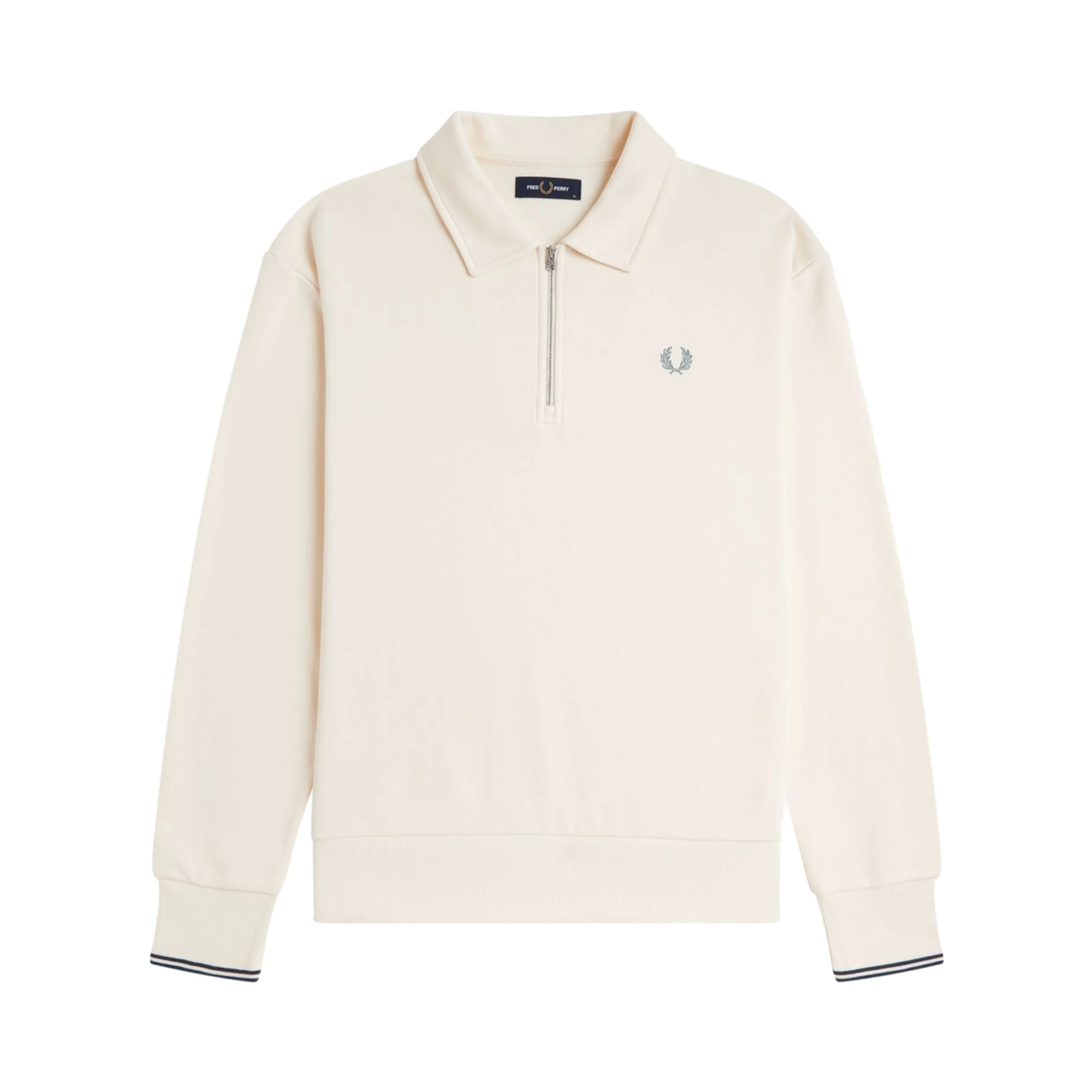 Felpa con Logo E Zip