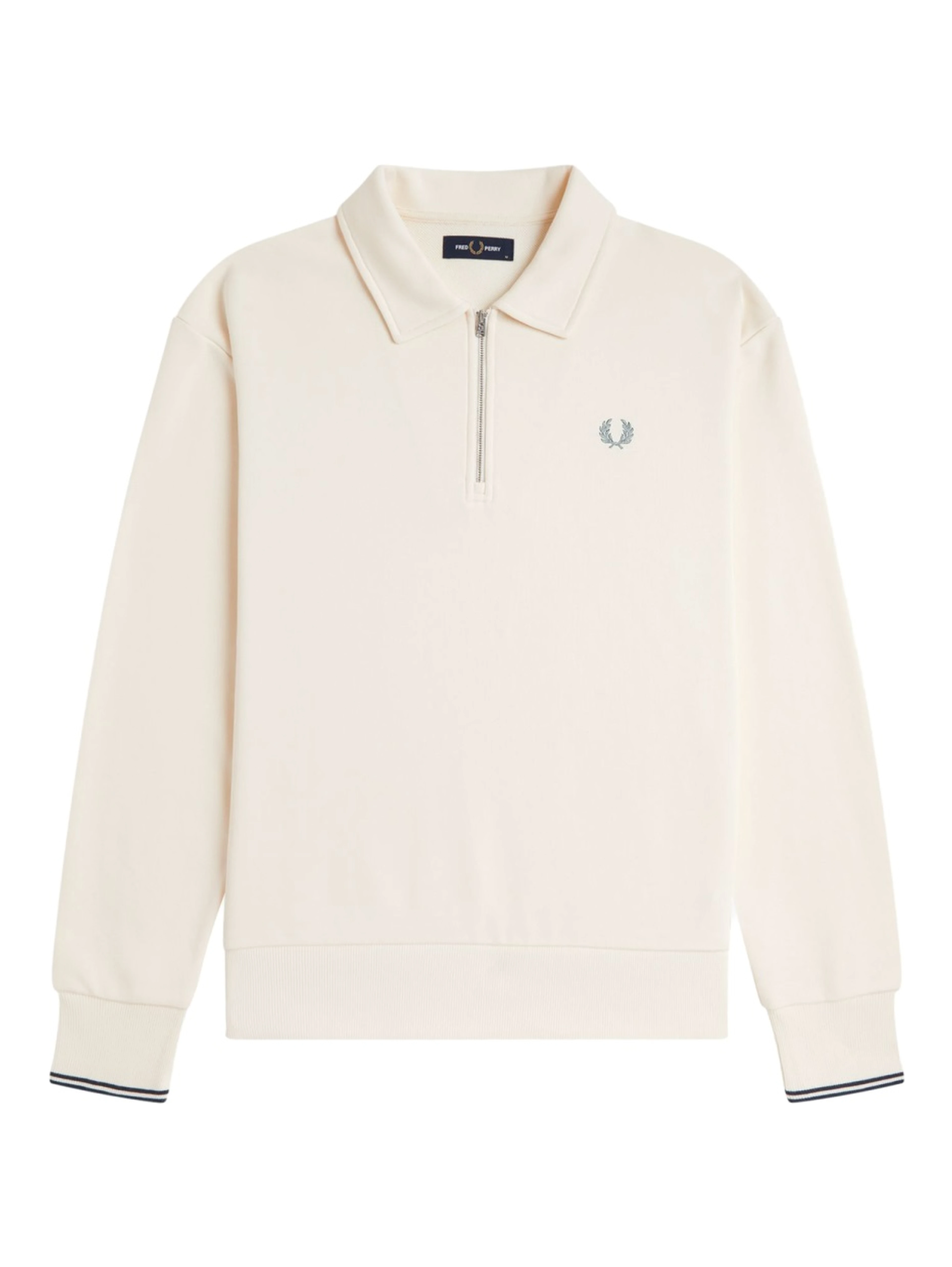 Felpa con Logo E Zip