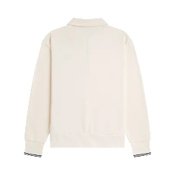 Felpa con Logo E Zip