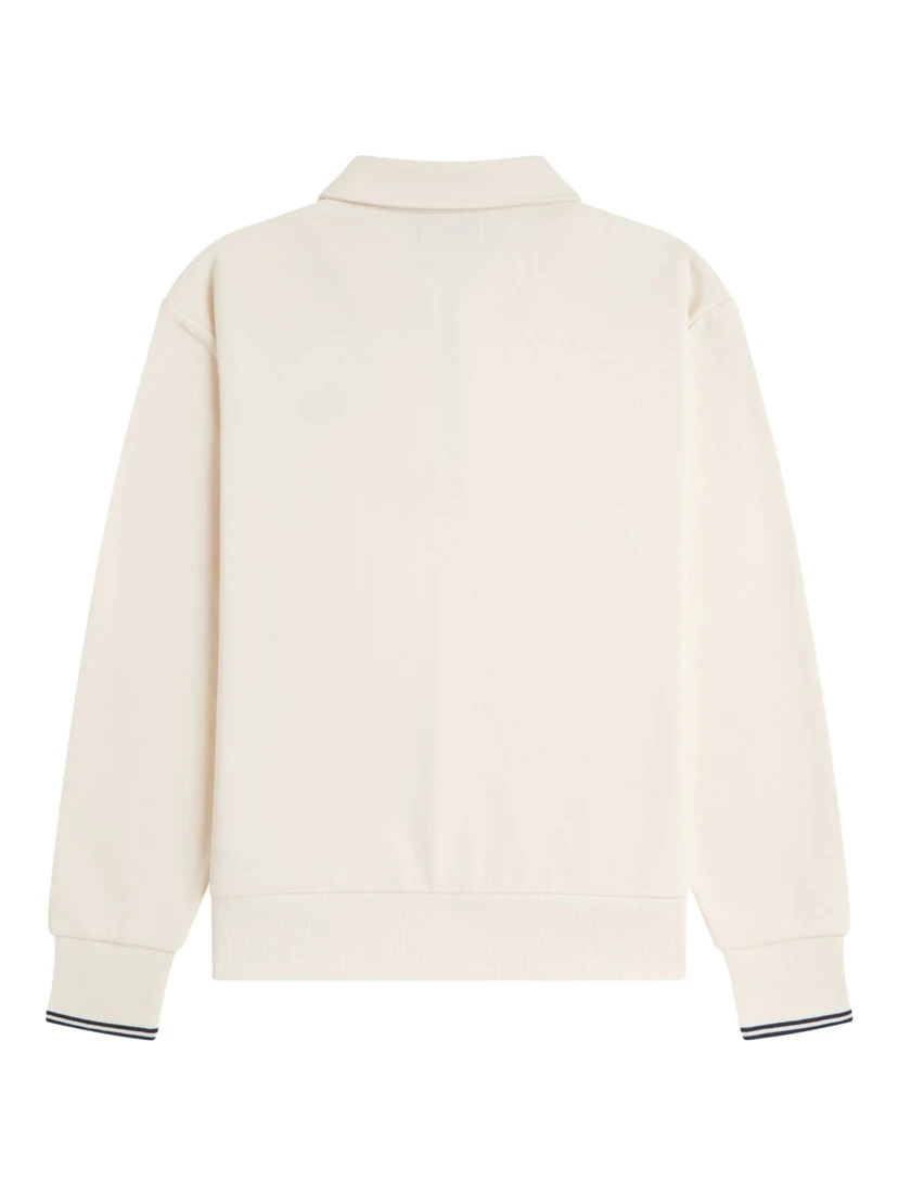 Felpa con Logo E Zip
