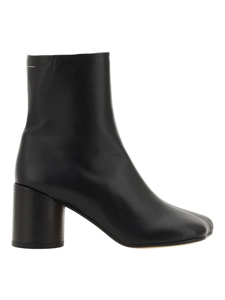 Black Lamb Ovis Aries Ankle Boots