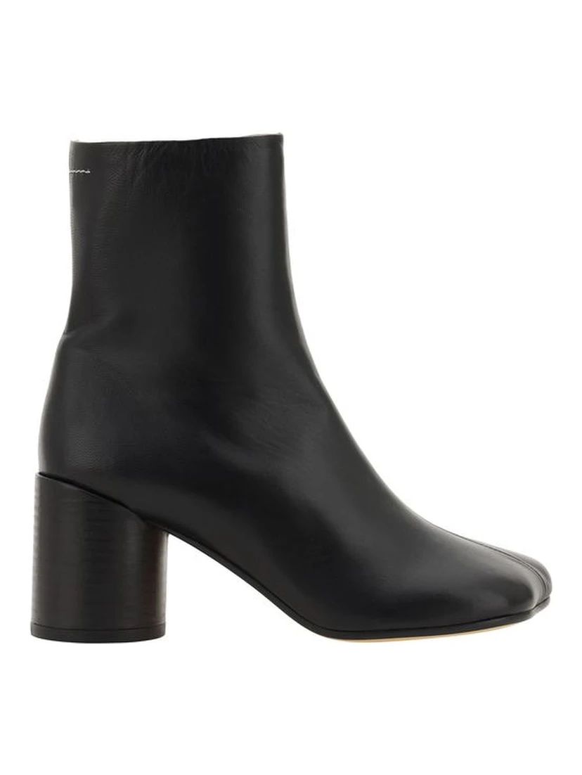 Black Lamb Ovis Aries Ankle Boots