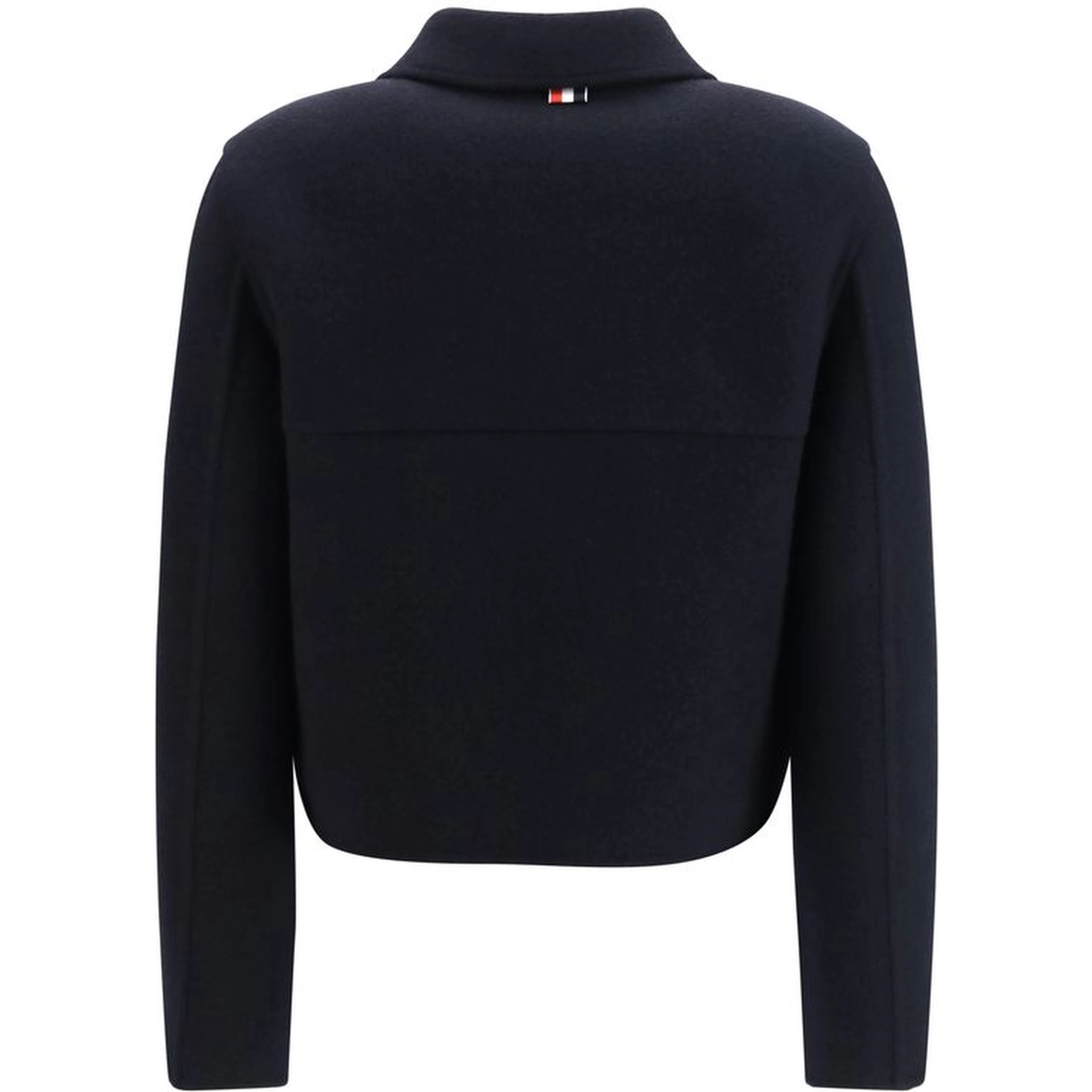 Blue Wool Oves Aries Full-Length Jacket