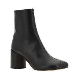 Black Lamb Ovis Aries Ankle Boots