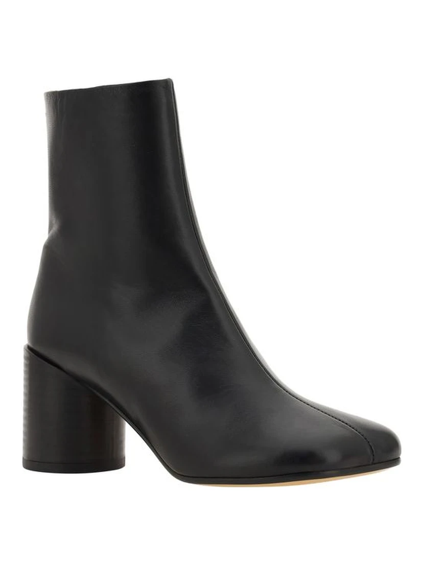Black Lamb Ovis Aries Ankle Boots