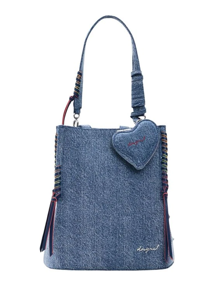 Blue Cotton Backpack