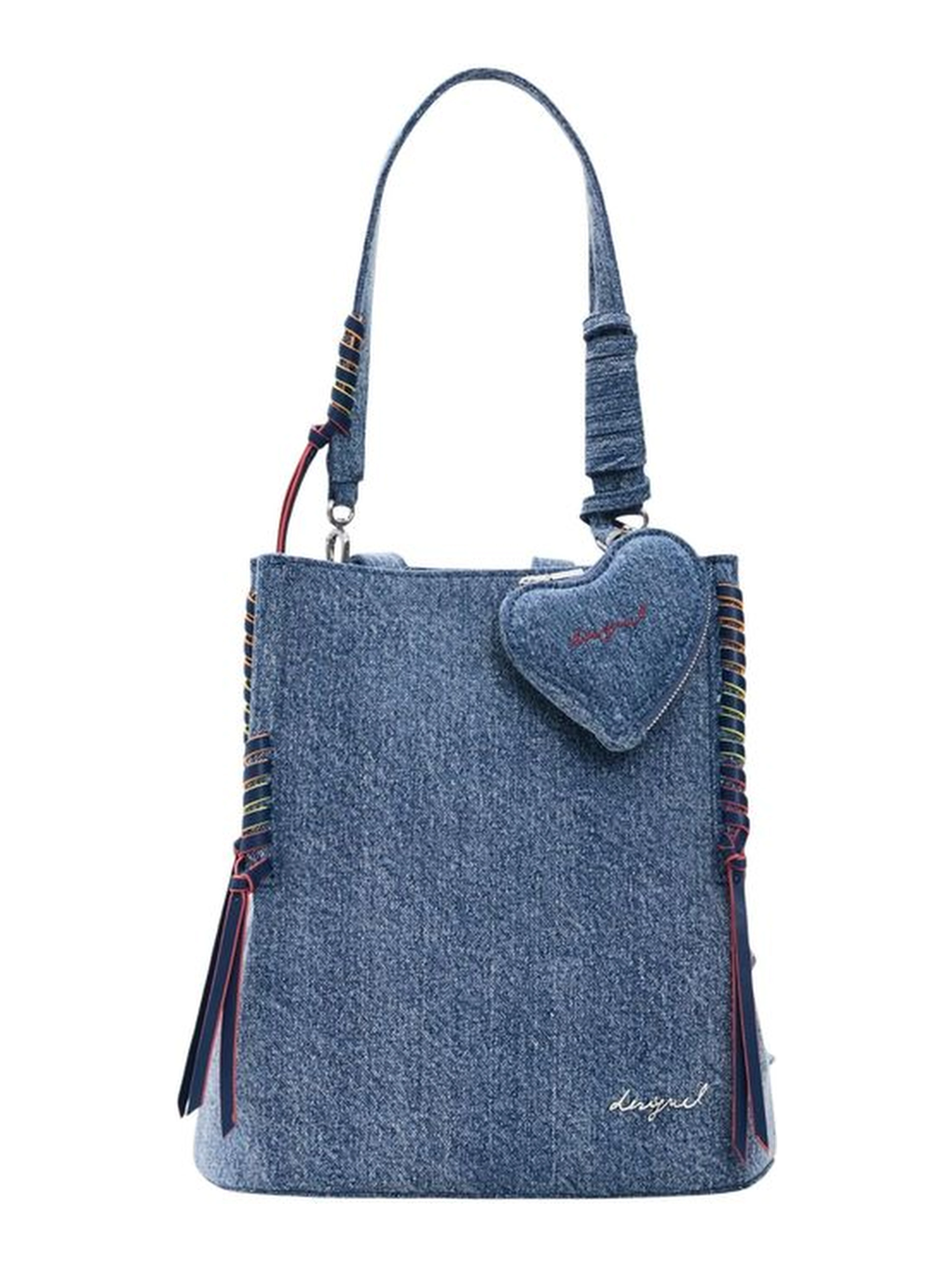 Blue Cotton Backpack