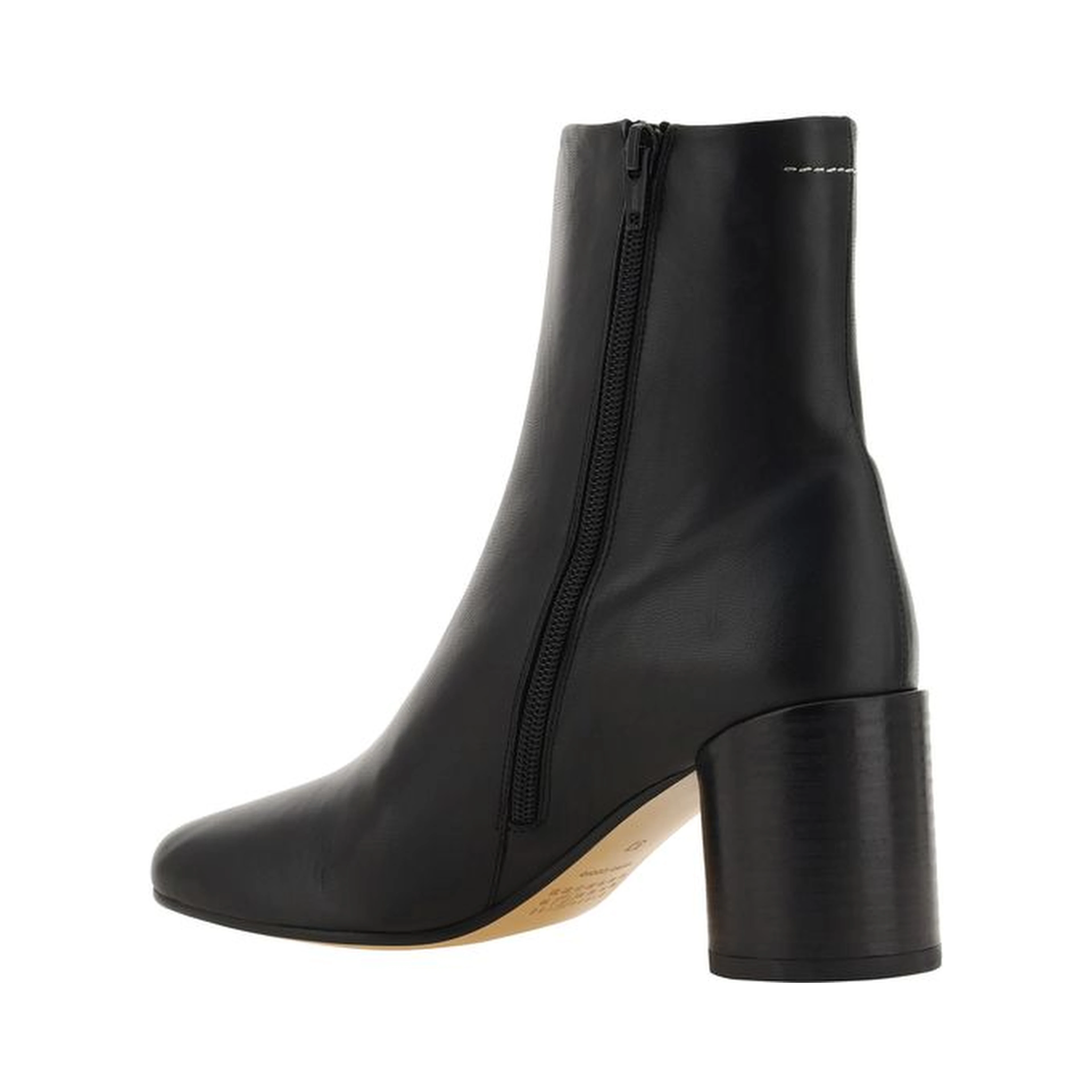 Black Lamb Ovis Aries Ankle Boots