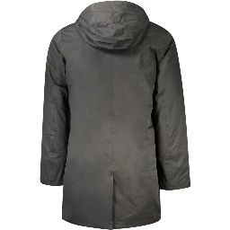 Nero Poliestere Men's Jacket