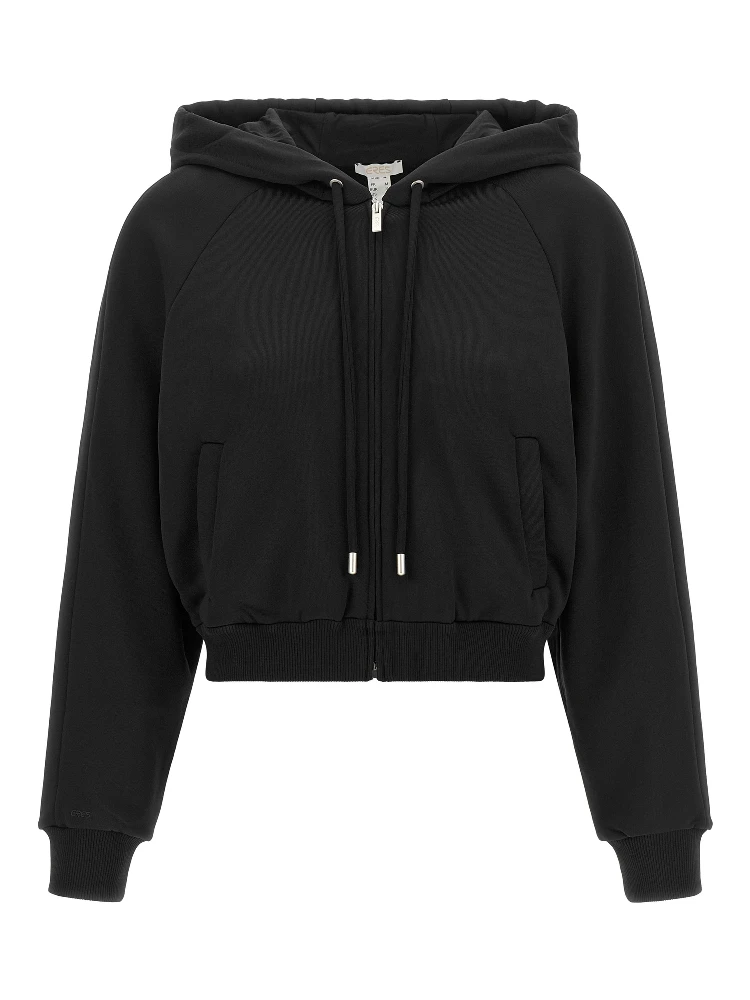 Black Polyamide Sweatshirt