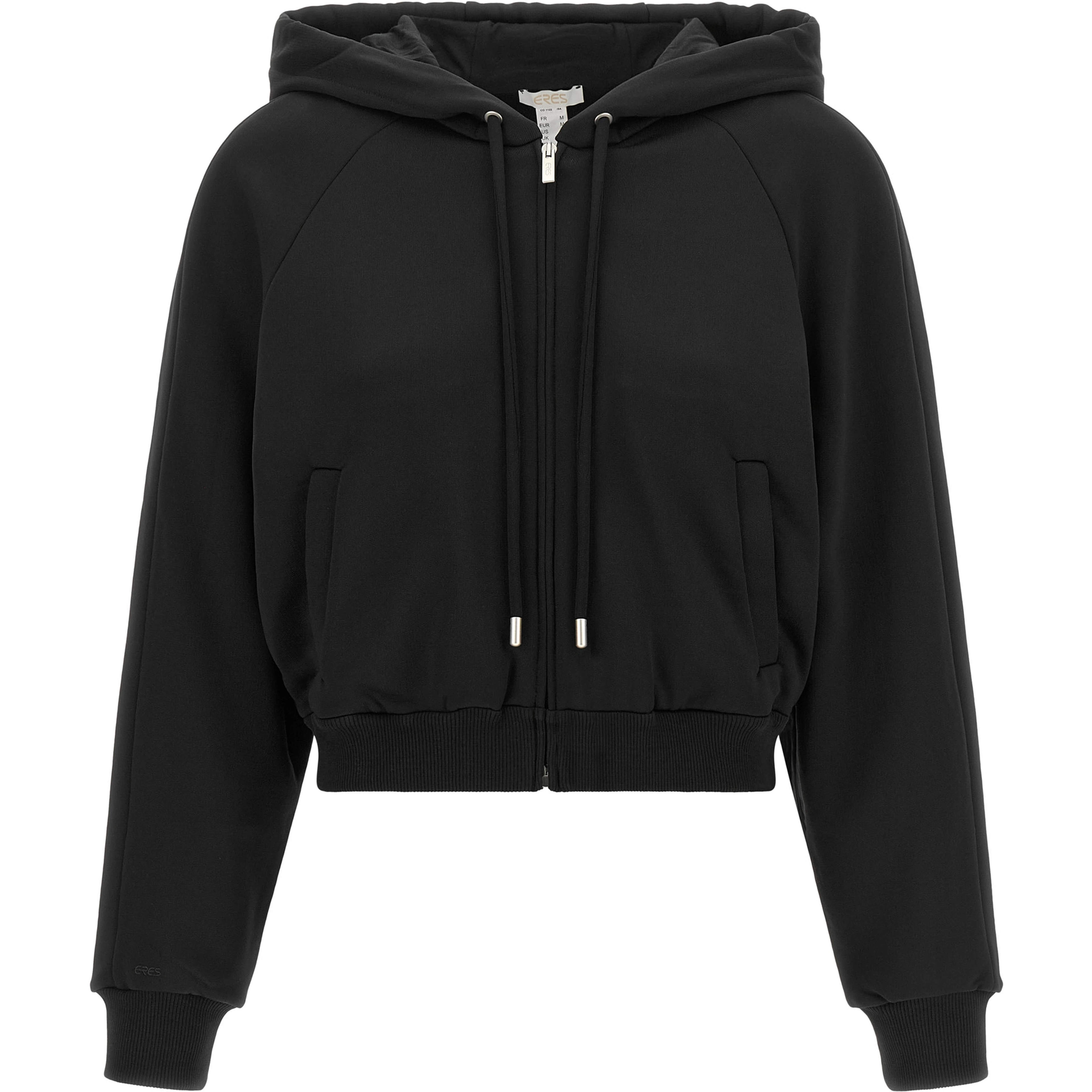 Black Polyamide Sweatshirt