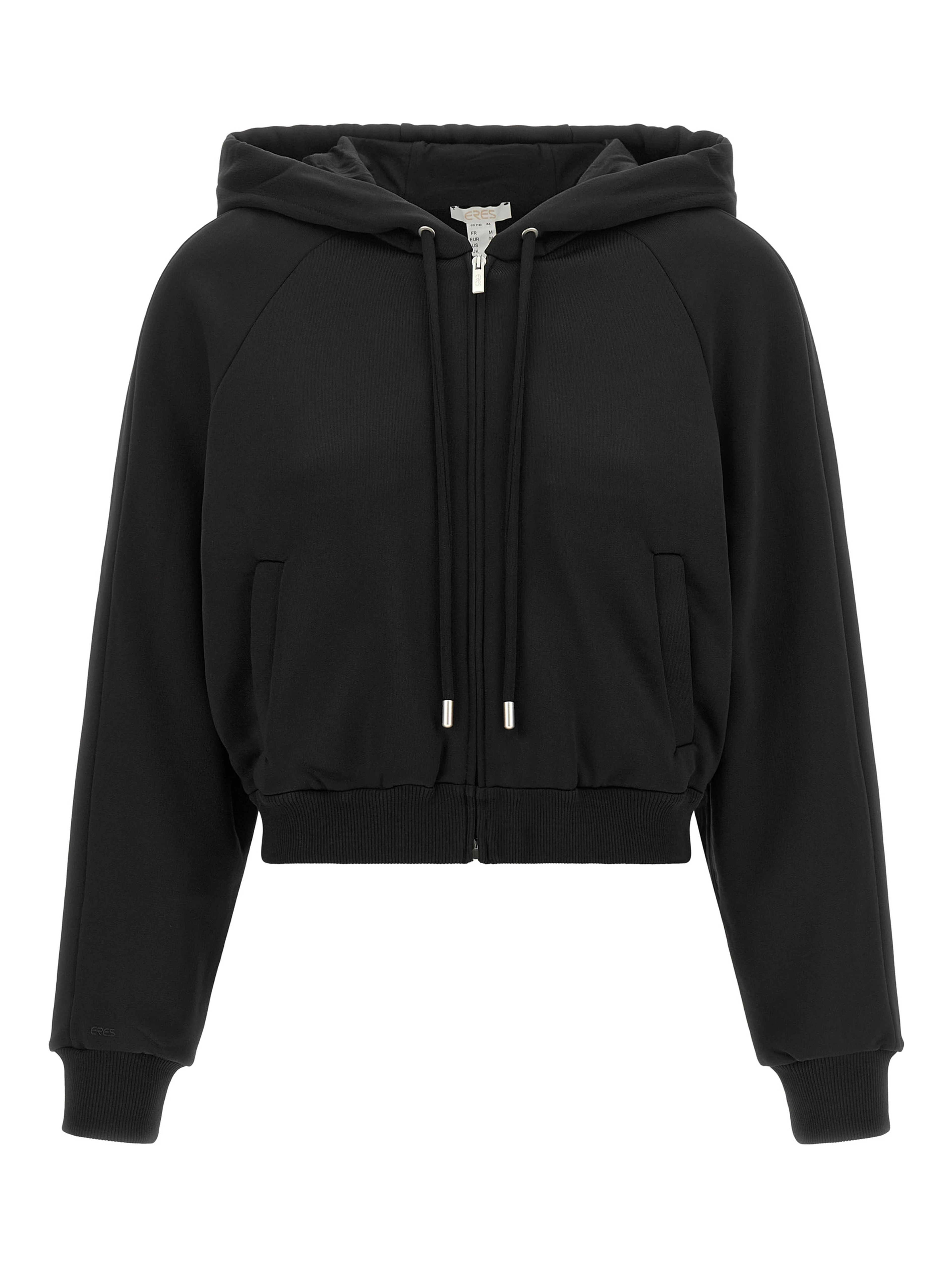 Black Polyamide Sweatshirt