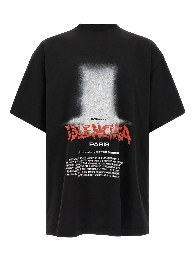 Black Cotton T-Shirt