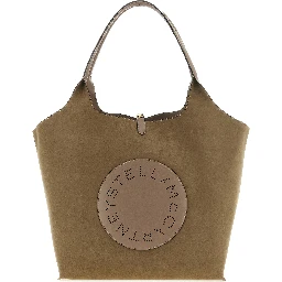 Gray Polyester Tote Bag
