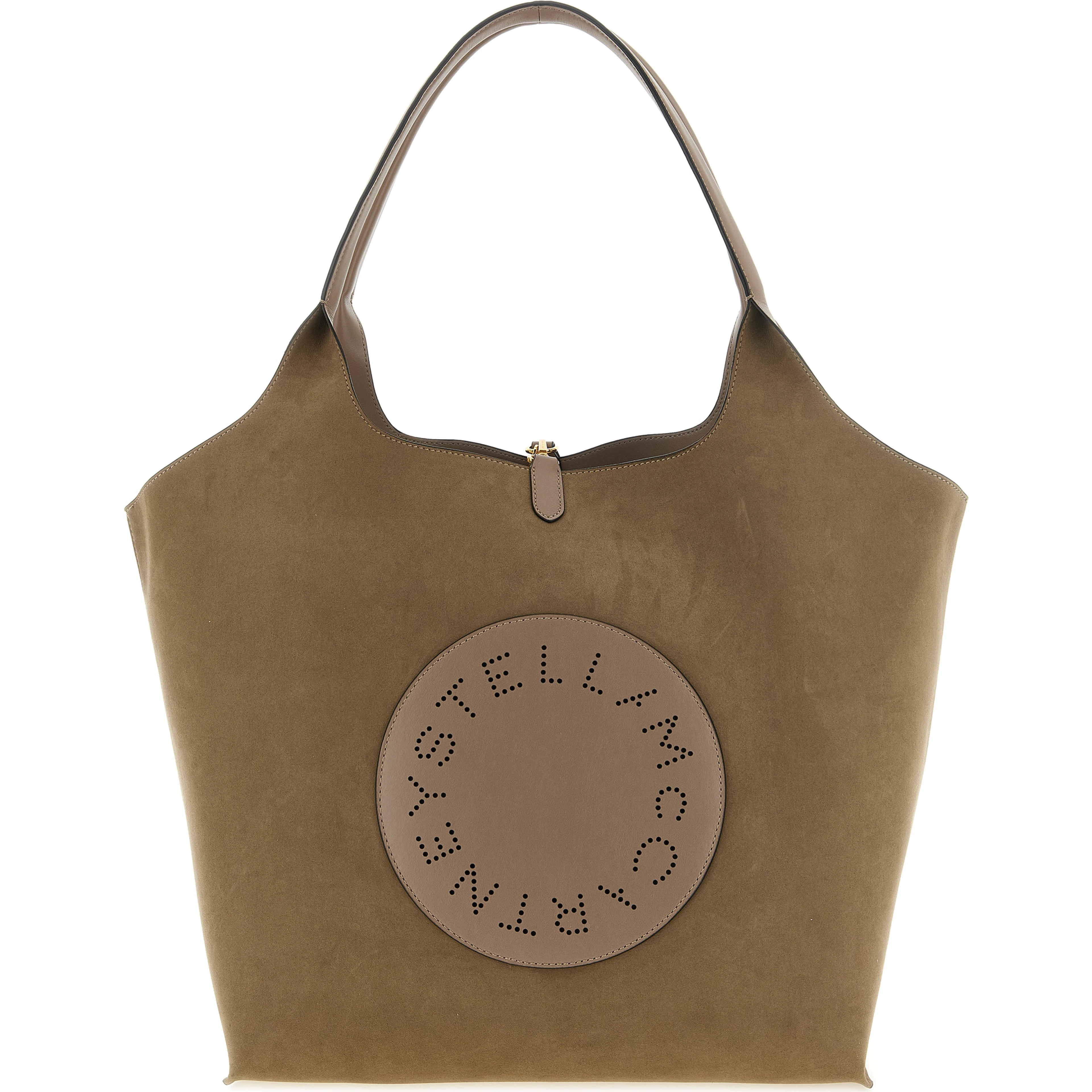 Gray Polyester Tote Bag