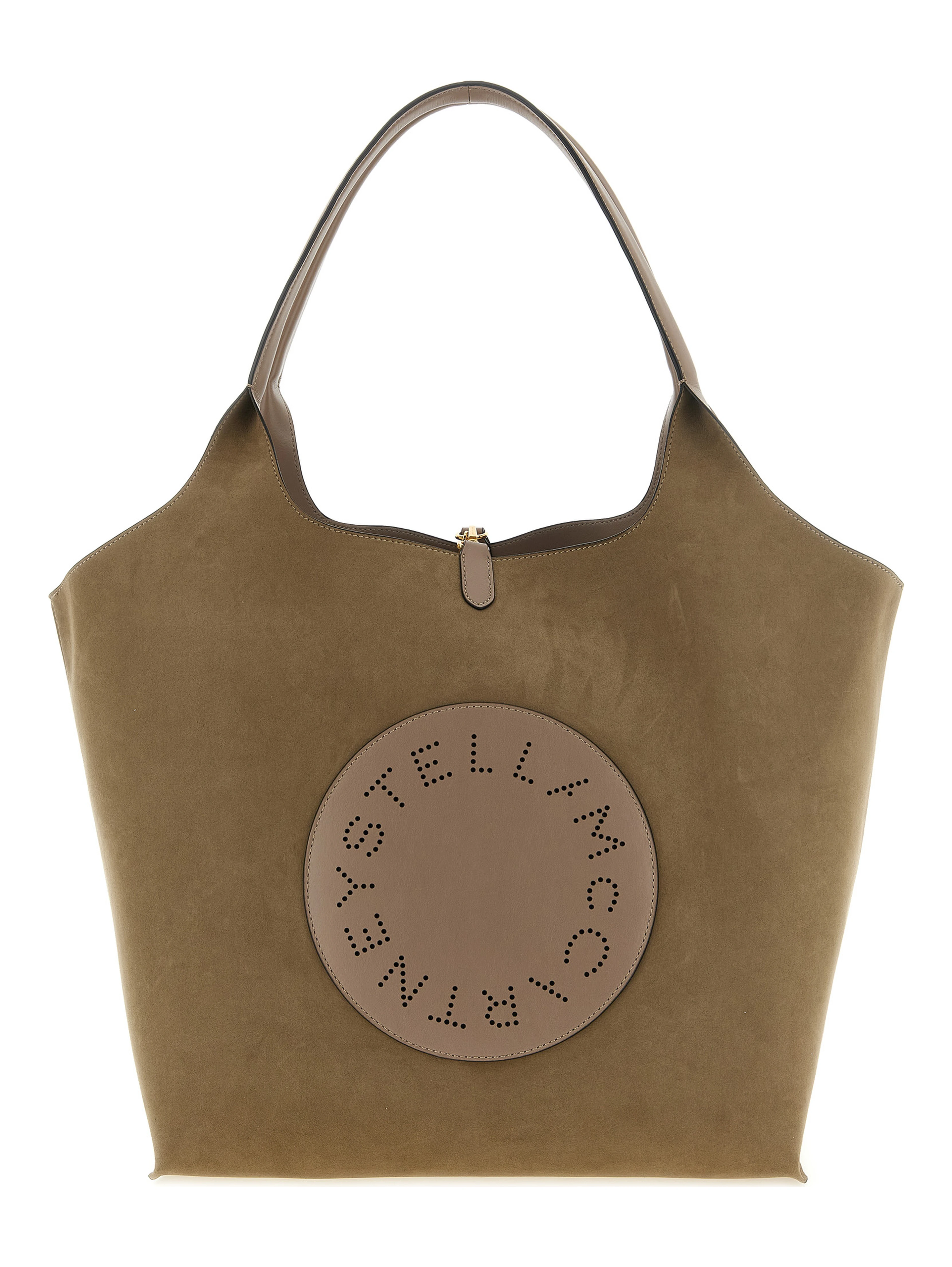 Gray Polyester Tote Bag