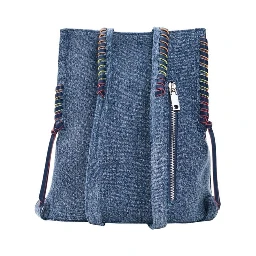 Blue Cotton Backpack