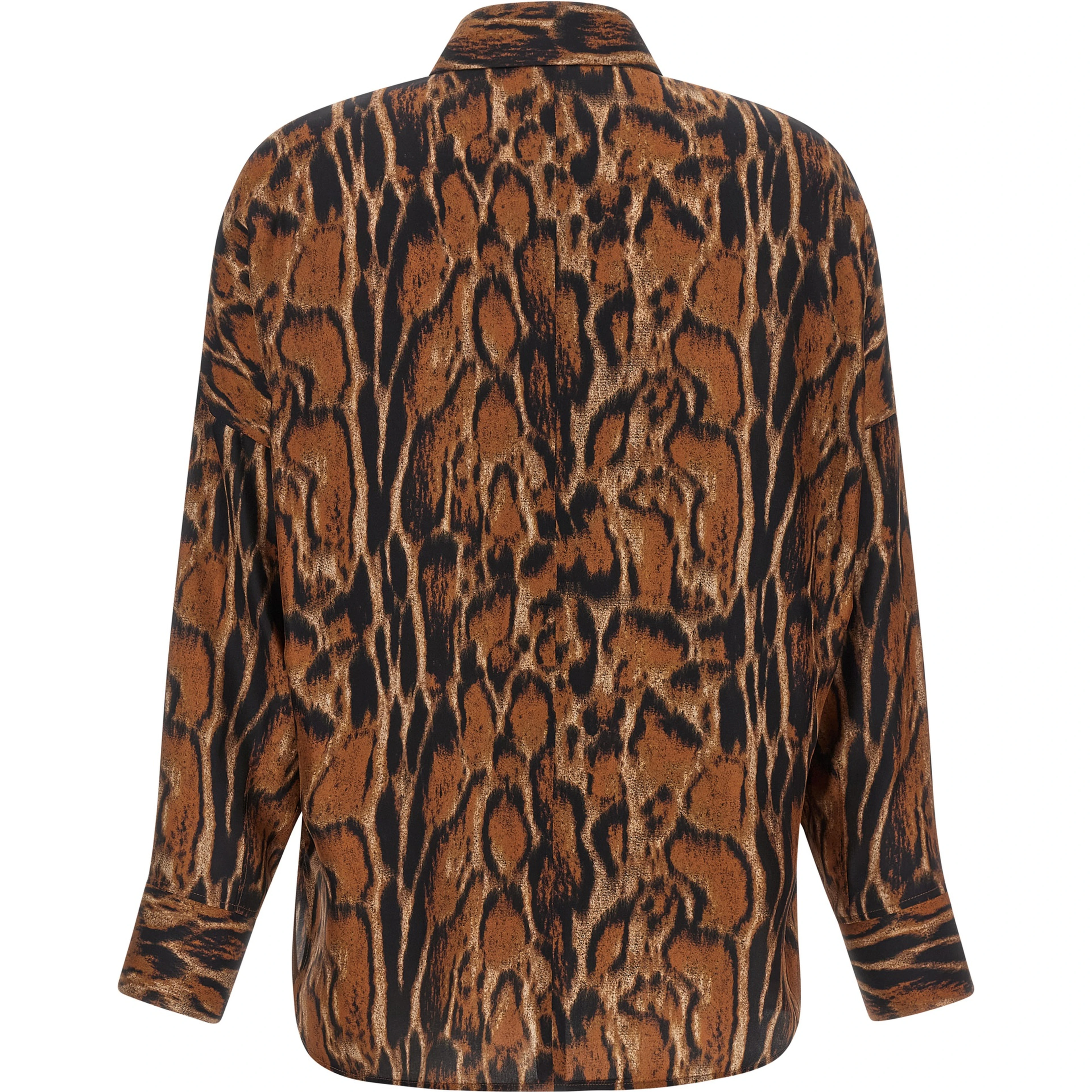 Brown Silk Blouse