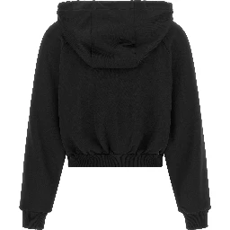Black Polyamide Sweatshirt