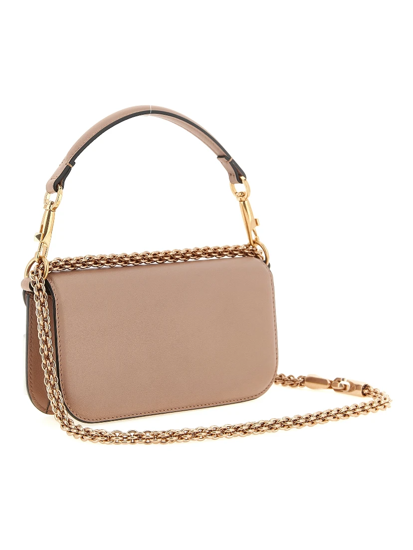 Multicolor Calfskin Shoulder Bag