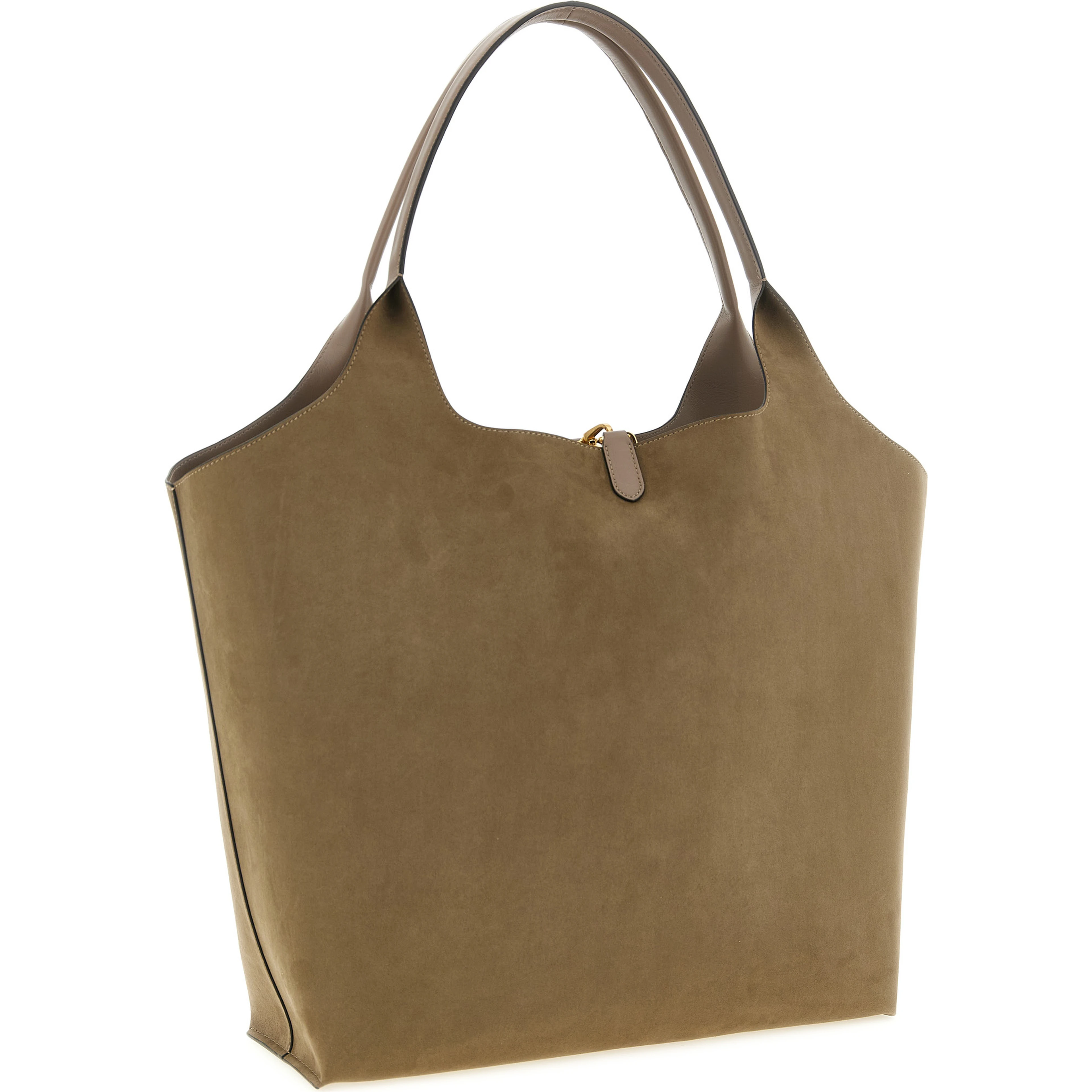 Gray Polyester Tote Bag