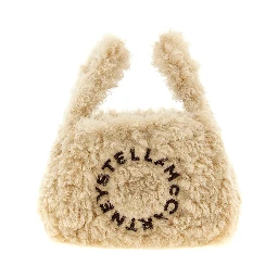 Beige Polyester Shoulder Bag