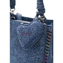 Blue Cotton Backpack