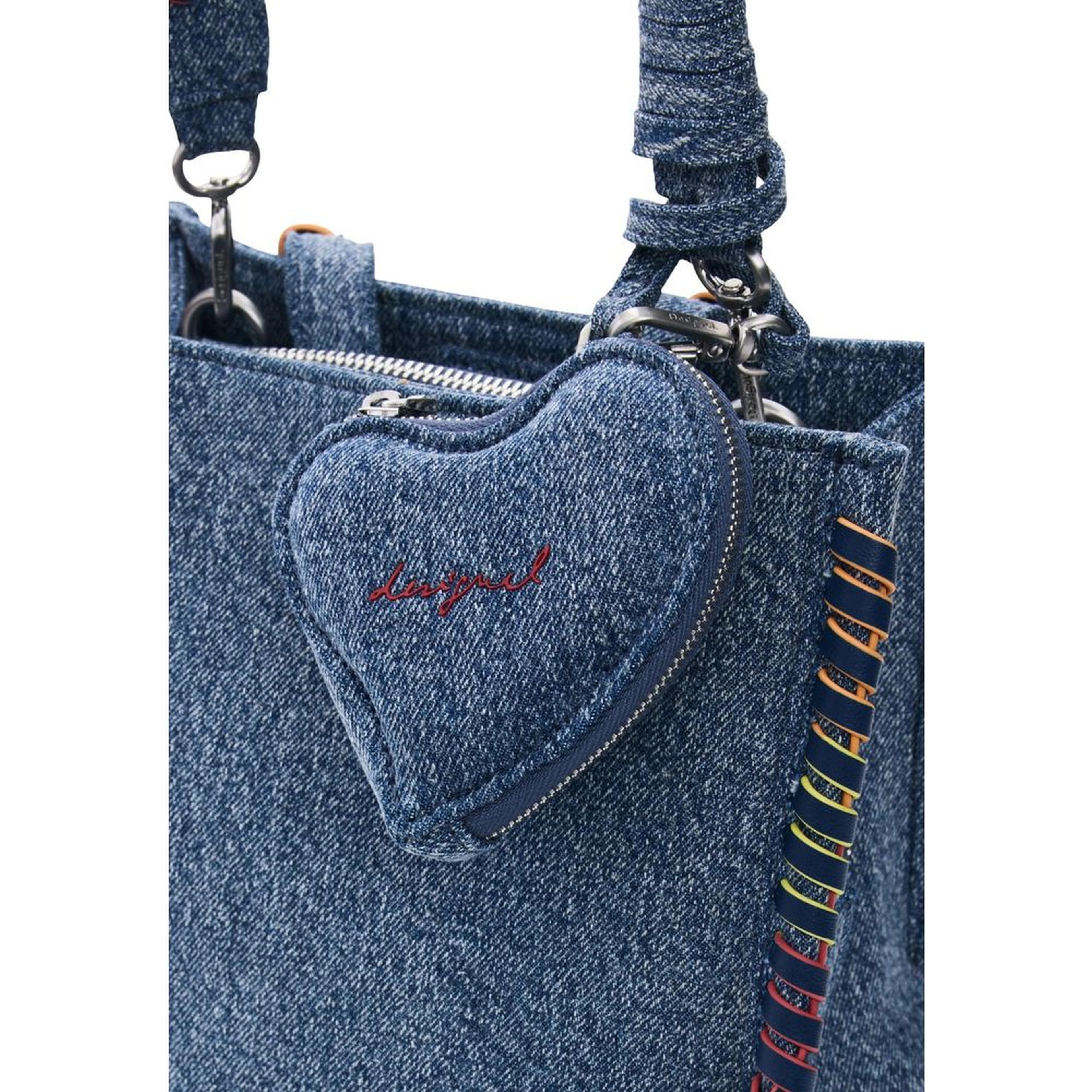 Blue Cotton Backpack