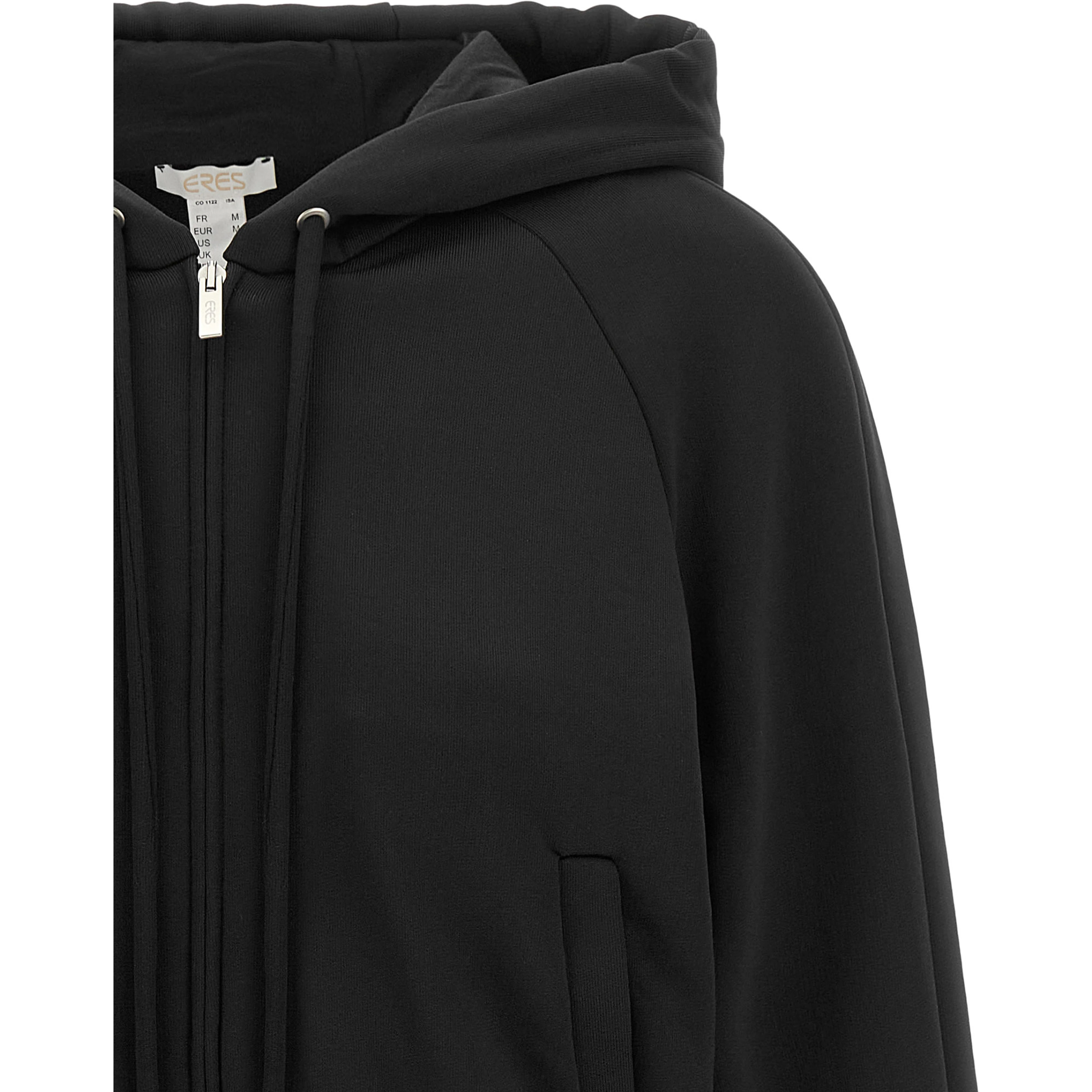 Black Polyamide Sweatshirt