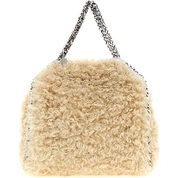 Beige Polyester Handbag