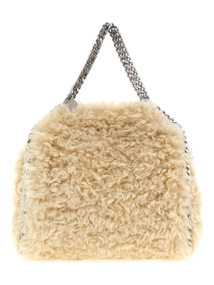 Beige Polyester Handbag