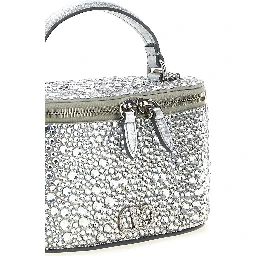 Silver Viscose Handbag