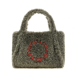 Gray Polyester Tote Bag