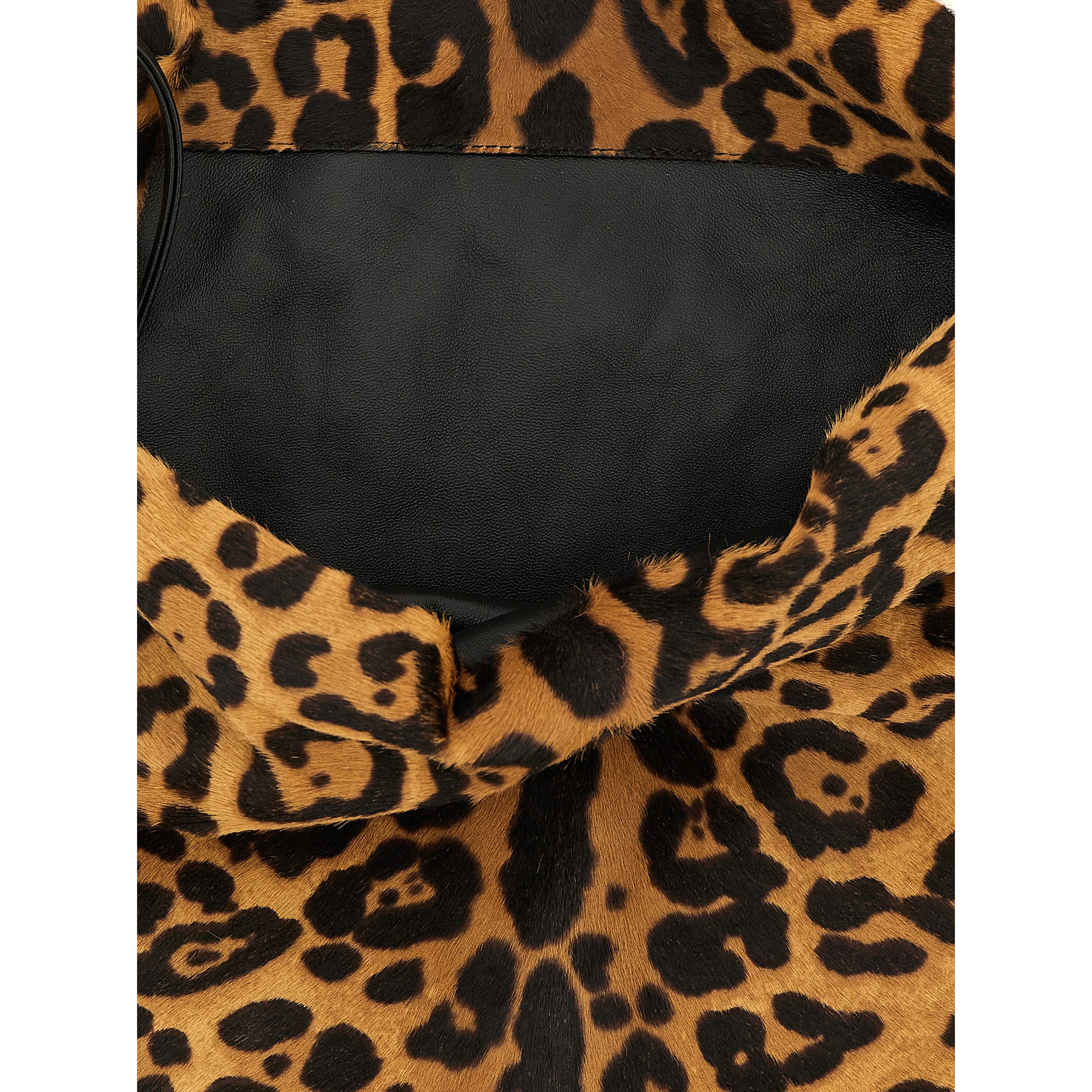 Brown Calfskin Shoulder Bag