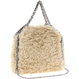 Beige Polyester Handbag