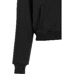 Black Polyamide Sweatshirt