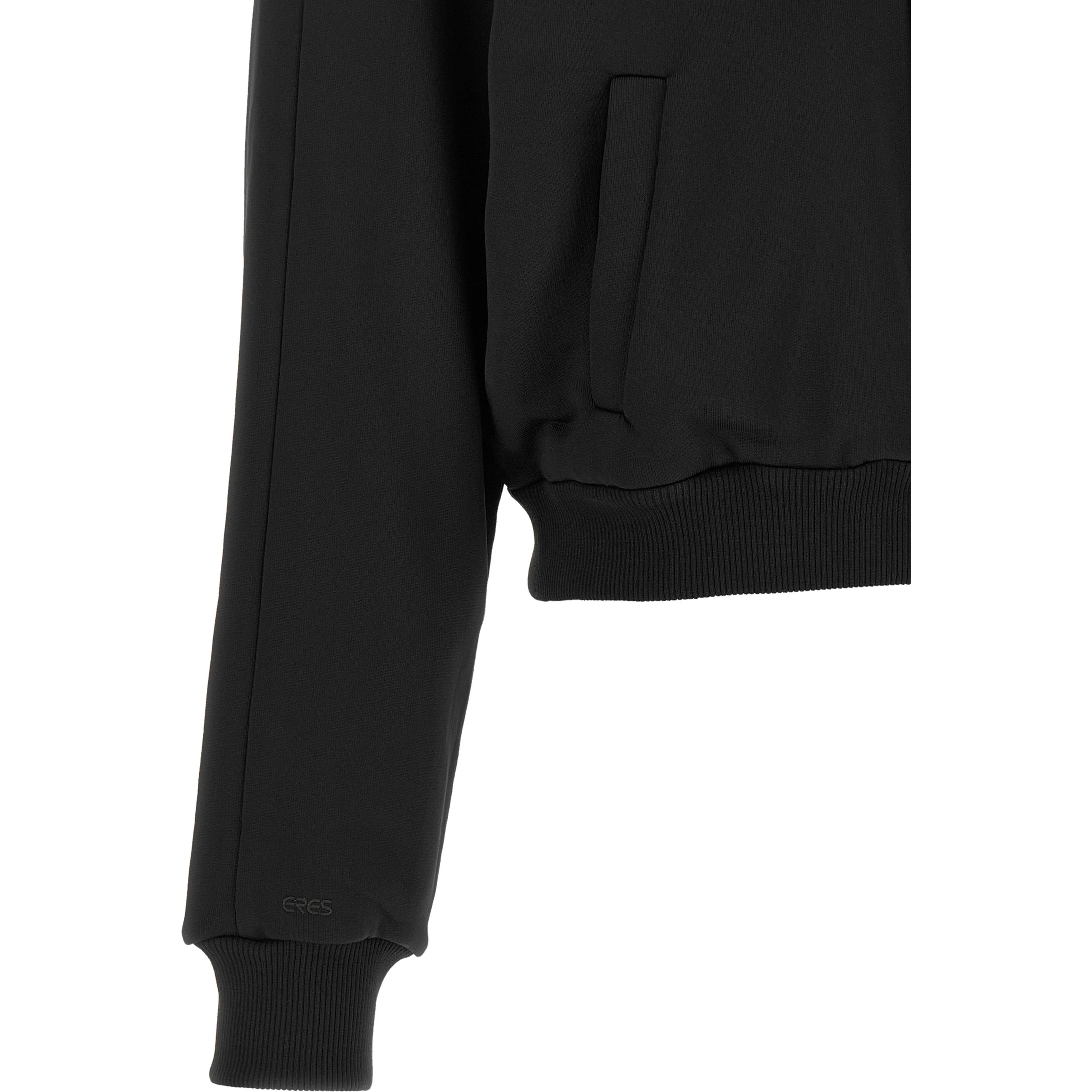 Black Polyamide Sweatshirt
