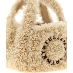 Beige Polyester Shoulder Bag