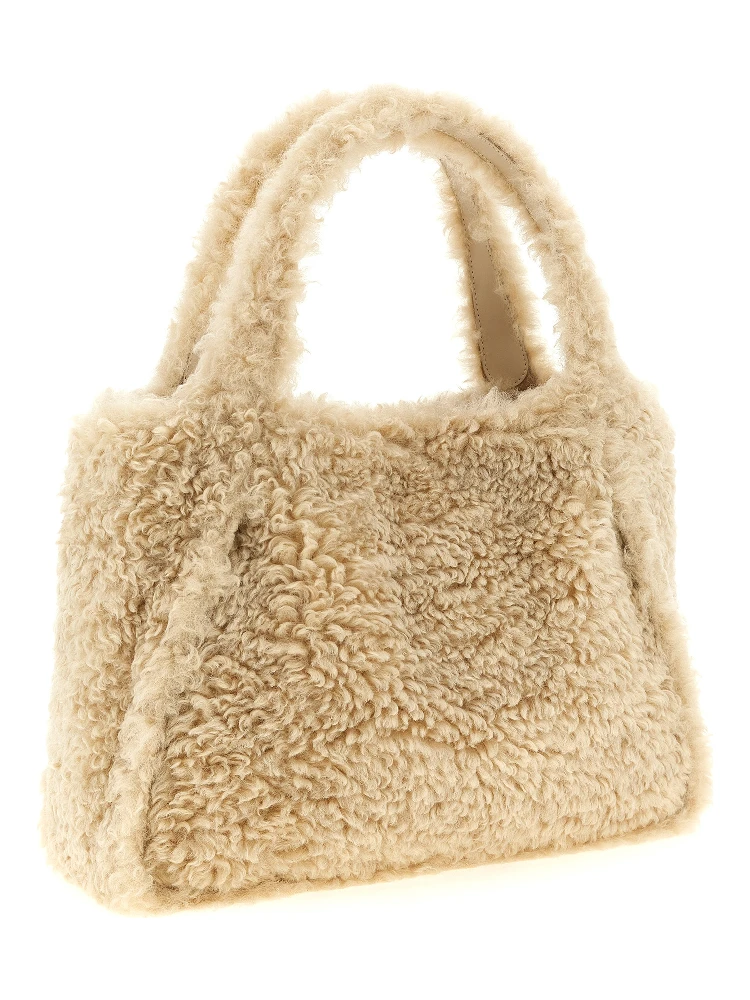 Beige Polyester Tote Bag alternative