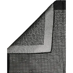 Black White Patterned Pocket Square Scarf