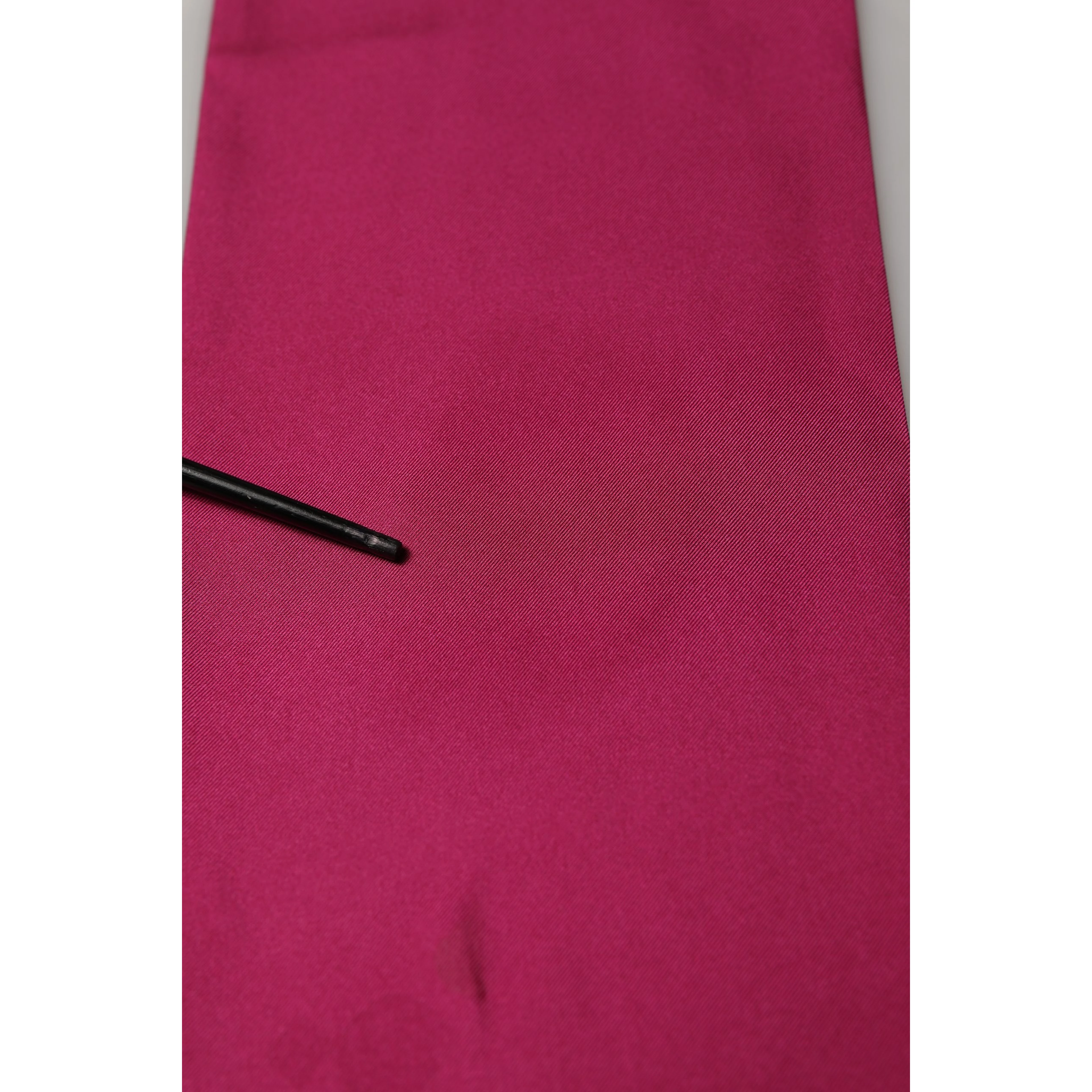 Men Burgundy Silk Fringed Lace Stole Scarf