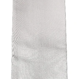Light Gray Satin Silk Fringed Lace Stole Scarf