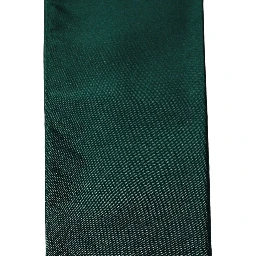 Men Green Satin Silk Fringed Lace Stole